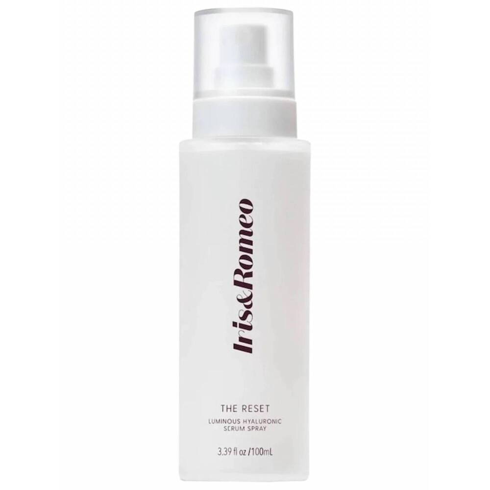NEW IRIS & ROMEO reset luminous hyaluronic serum spray in white
